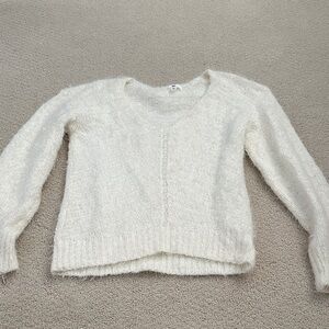 BP Cream V-Neck Women's Sweater